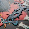 Segno di latta ZEP TATTOO 47x35x0,5 cm Miami