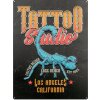Segno di latta ZEP TATTOO 47x35x0,5 cm Long Beach