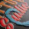 Segno di latta ZEP TATTOO 47x35x0,5 cm Long Beach