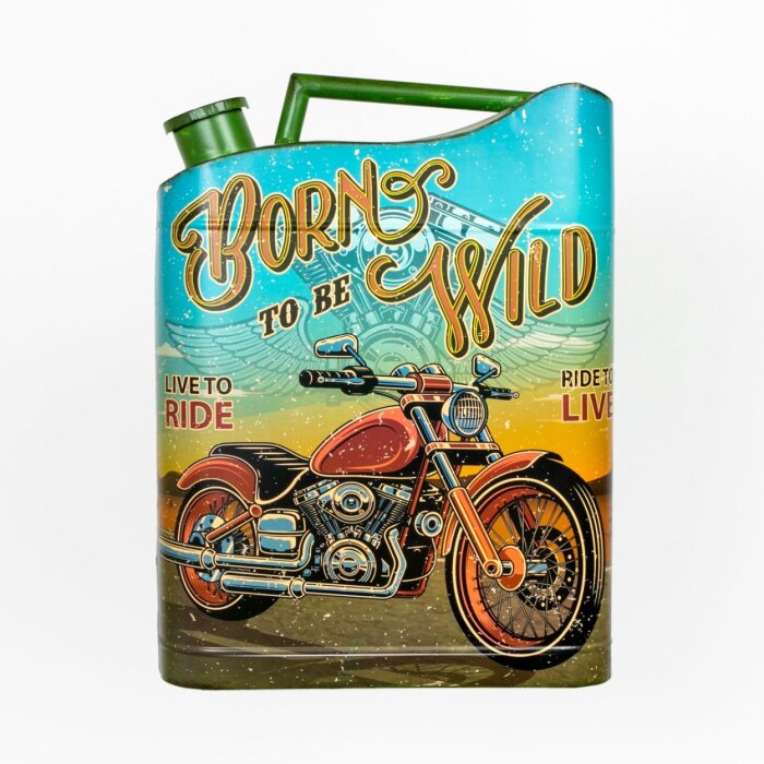 ZEP Decorazione da parete GASOLINE 8 Barattoli in metallo 45,5x34x5,5 cm