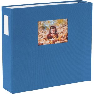 HNFD Album fotografico Lona Blue Linen 1000 immagini...