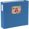 HNFD Album fotografico Lona Blue Linen 1000 immagini 34,5x33cm 168 pagine bianche