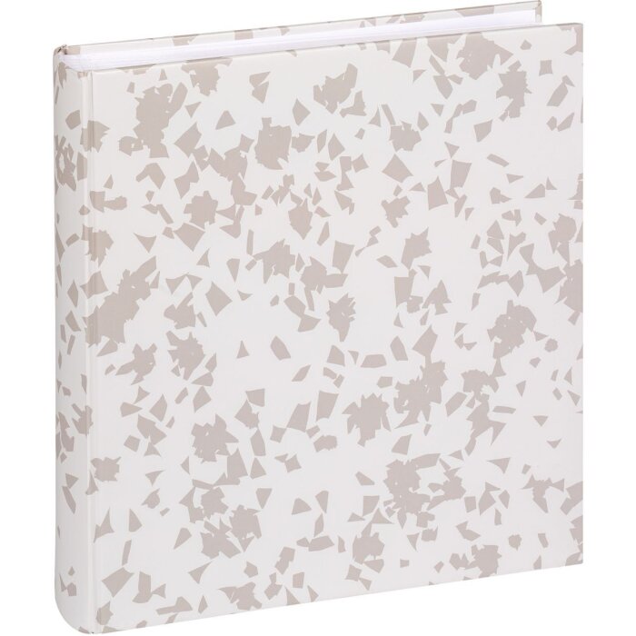 Walther Album fotografico Terrazzo Stone White 30x30 cm 60 pagine bianche