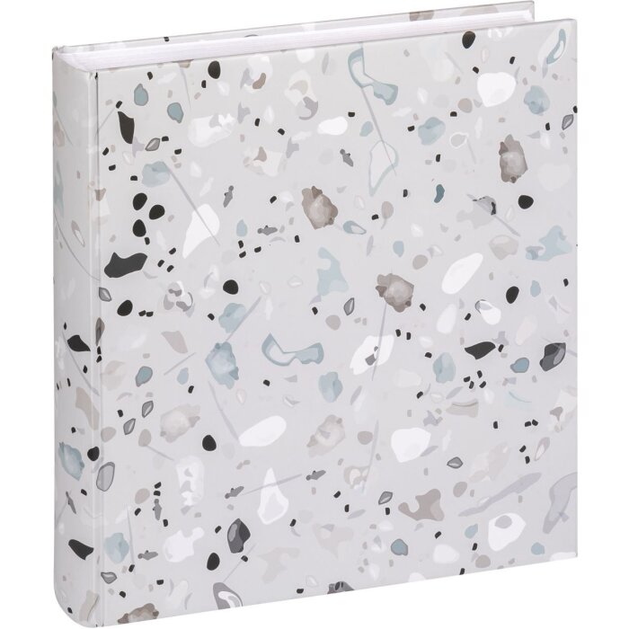 Walther Album fotografico Terrazzo Stone Grey 30x30 cm 60 pagine bianche