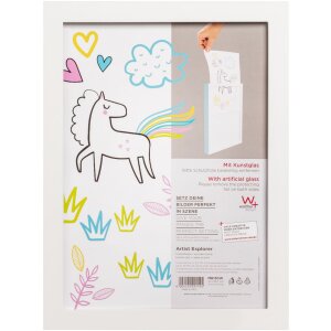 Walther Cornice di legno Artist Explorer 21x29,7 cm Vetro acrilico Bianco