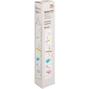 Walther Asta di misurazione Growing Explorer bianca lunghezza 131 cm
