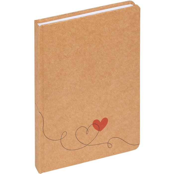 Walther Quaderno Love marrone 15x21 cm 80 fogli punteggiati