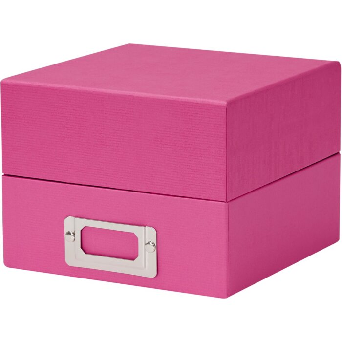 HNFD scatola fotografica Sawala 700 foto 10x15 cm divisori fucsia