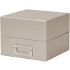 HNFD scatola fotografica Sawala 700 foto 10x15 cm divisori taupe metallizzato