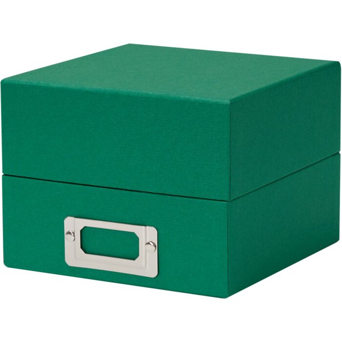 HNFD scatola fotografica Sawala 700 foto 10x15 cm divisori abete verde