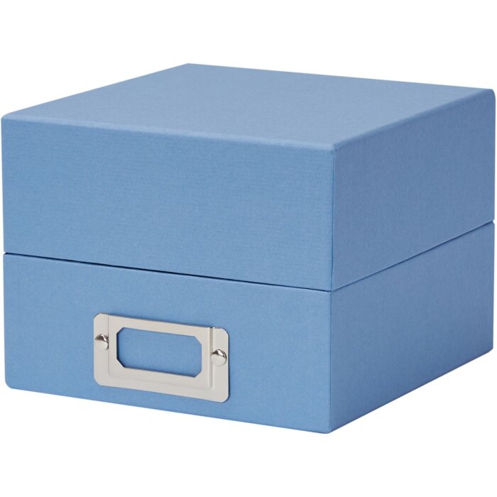 HNFD scatola fotografica Sawala 700 foto 10x15 cm divisori blu scuro
