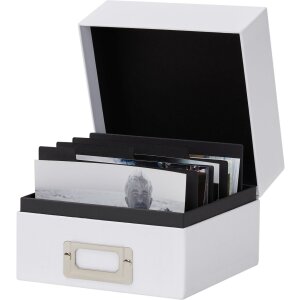 HNFD scatola fotografica Sawala 700 foto 10x15 cm divisori blu scuro