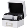 HNFD scatola fotografica Sawala 700 foto 10x15 cm divisori blu scuro