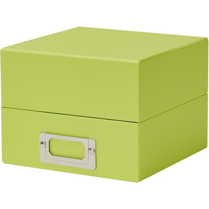 HNFD scatola fotografica Sawala 700 foto 10x15 cm divisori maggio verde