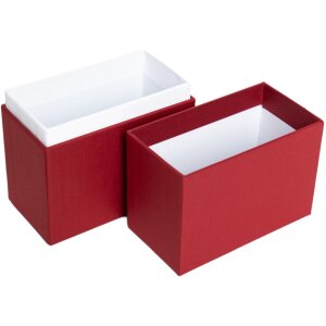 HNFD Photo Box Parda 300 foto 10x15 cm rosso collo alto