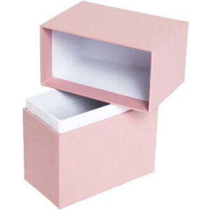HNFD Photo Box Parda 300 foto 10x15 cm collare rosa in alto