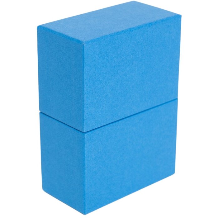 HNFD Photo Box Parda 300 foto 10x15 cm acciaio colletto blu in piedi alto