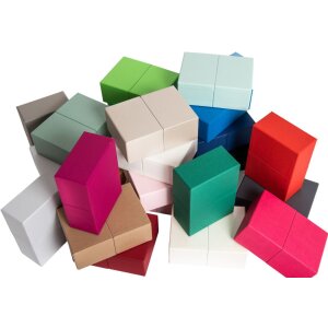 HNFD Photo Box Parda 300 foto 10x15 cm acciaio colletto blu in piedi alto