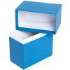 HNFD Photo Box Parda 300 foto 10x15 cm acciaio colletto blu in piedi alto