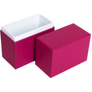 HNFD Photo Box Parda 300 foto 10x15 cm collare amarena in piedi alto