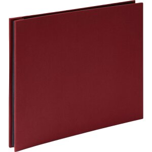 HNFD Album a vite in lino rosso 38x31 cm 40 pagine...