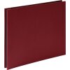 HNFD Album a vite in lino rosso 38x31 cm 40 pagine cartoncino fotografico