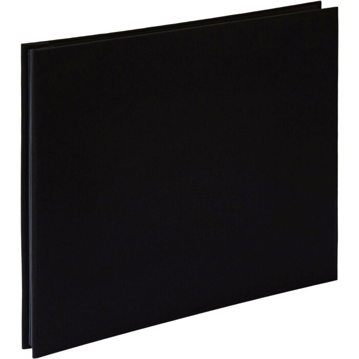 HNFD Album a vite in lino nero 38x31 cm 40 pagine cartoncino fotografico