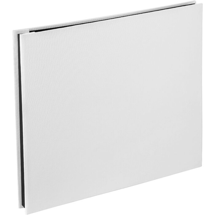 HNFD Album a vite in lino bianco 38x31 cm 40 pagine cartoncino fotografico