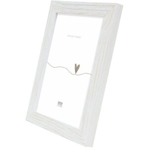Cornice in legno Deknudt S68VF bianco 10x15 cm