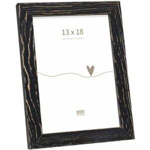 Cornice in legno Deknudt S68VF nero 13x18 cm