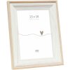 Cornice in legno Deknudt S68VG1 bianco-naturale 13x18 cm