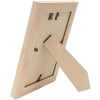 Cornice in legno Deknudt S68VG1 bianco-naturale 13x18 cm