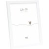 Cornice in legno Deknudt S41JK1 bianco 13x18 cm