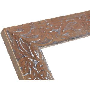Portafoto in legno Deknudt con stampa floreale S68VH marrone 10x15 cm