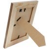 Portafoto in legno Deknudt con stampa floreale S68VH marrone 10x15 cm