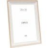 Cornice in legno Deknudt S68VG1 bianco-natura 20x30 cm