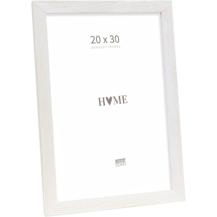 Cornice in legno Deknudt S68VF bianco 20x30 cm
