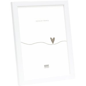 Cornice in legno Deknudt S41JK1 bianco 18x24 cm