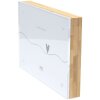 Cornice di bambù Deknudt con acrilicoglass e chiusura magnetica S68VE1 naturale 13x18 cm