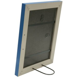 Cornice di legno Deknudt S45Y blu 15x20 cm