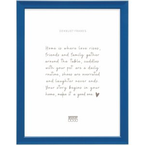 Cornice di legno Deknudt S45Y blu 15x20 cm