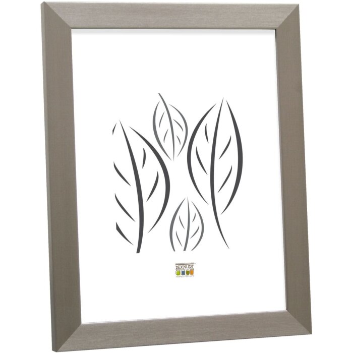 Cornice in plastica Deknudt S41VD1 argento 21x29,7 cm Cornice per documenti DIN A4
