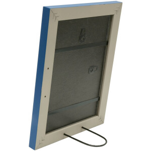 Cornice di legno Deknudt S45Y blu 20x30 cm