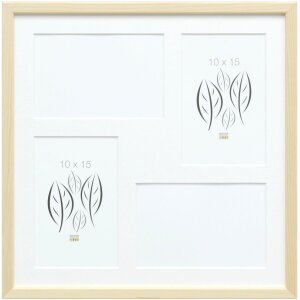 Cornice da galleria in legno Deknudt S41JH1 naturale 4...