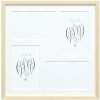 Cornice da galleria in legno Deknudt S41JH1 naturale 4 foto 10x15 cm (31,4x31,4 cm)