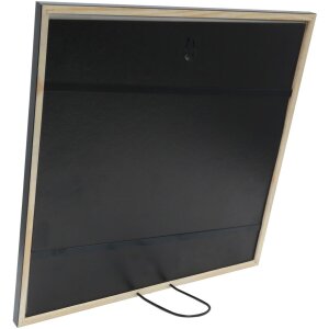 Cornice da galleria in legno S41JL2 nero 4 foto 10x15 cm (31,4x31,4 cm)