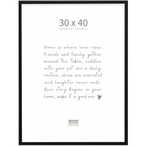 Cornice in alluminio S027 nero 30x40 cm