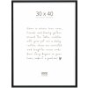 Cornice in alluminio S027 nero 30x40 cm