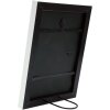 Cornice in plastica Deknudt S41VK1 bianca con bordo argentato 29,7x42 cm DIN A3