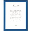Cornice di legno Deknudt S45Y blu 30x40 cm